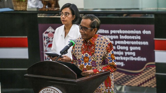 Mahfud MD Bentuk Satgas TPPU Transaksi Janggal Rp349 T