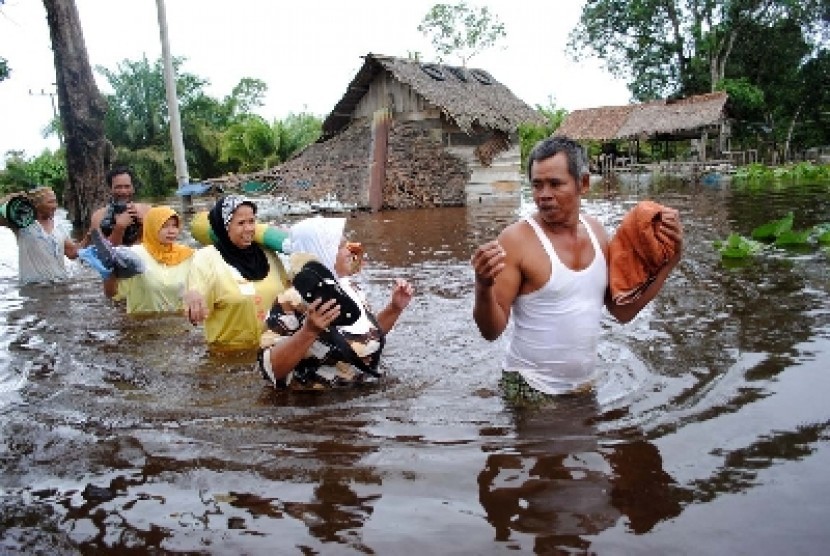 Korban Banjir di Aceh Barat Alami Penyakit Gatal-gatal
