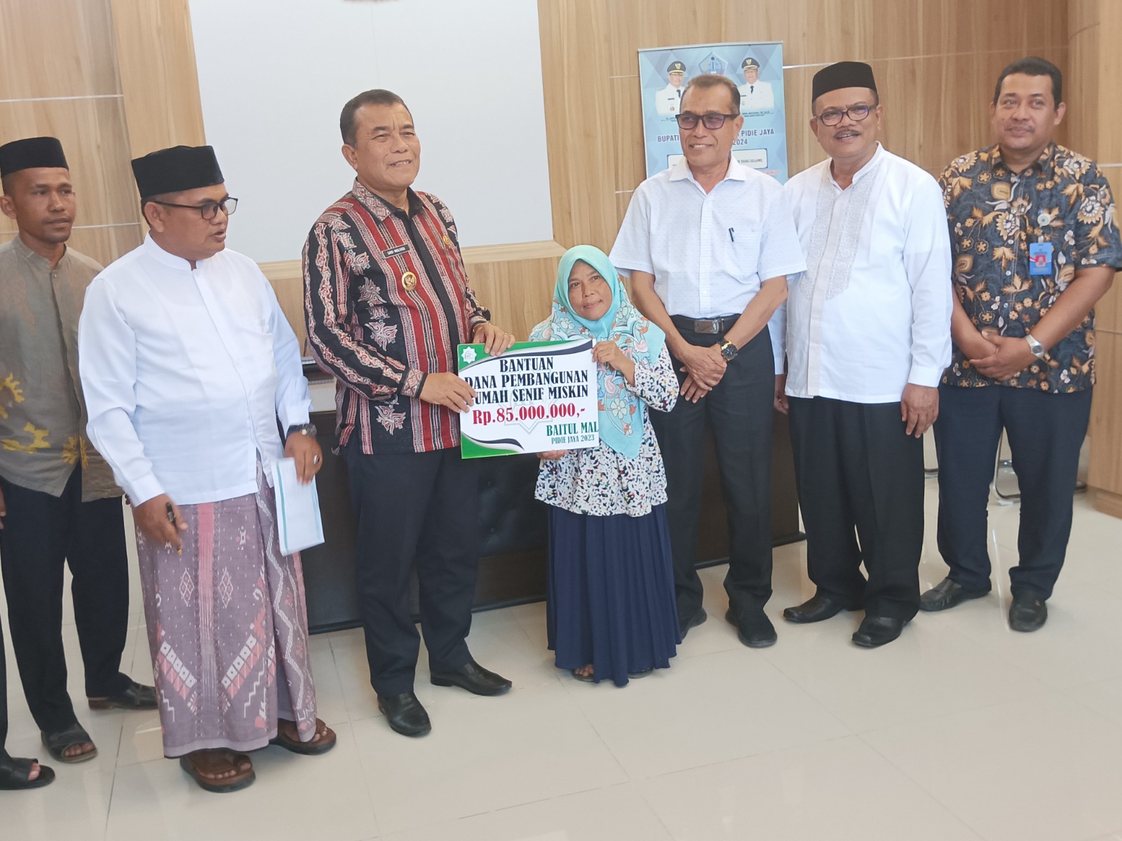 Masyarakat Kurang Mampu di Aceh Dapat Rumah Bantuan