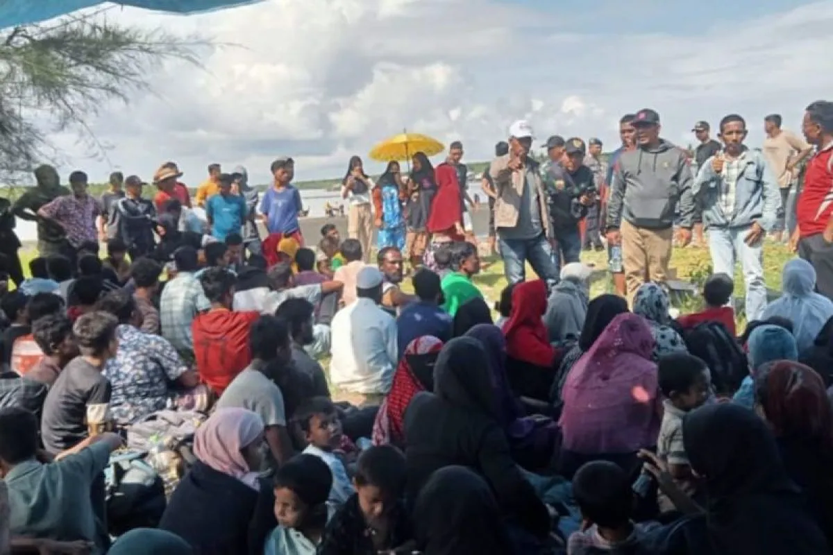 Ratusan Pengungsi Rohingya Mendarat di Deli Serdang dan Langkat