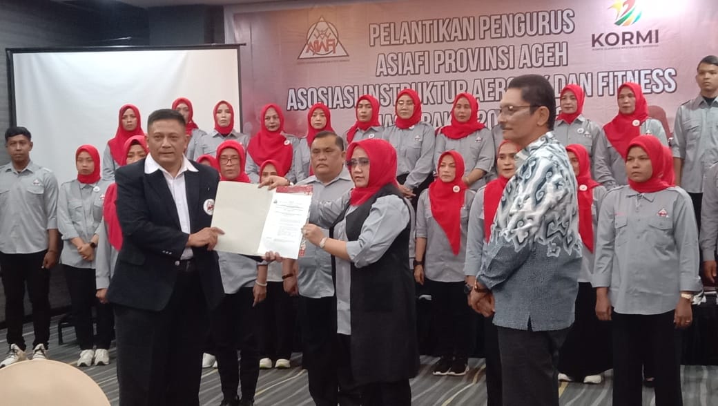 Sri Maulina MD Nahkoda Pengprov ASIAFI Aceh Periode 2024 - 2028