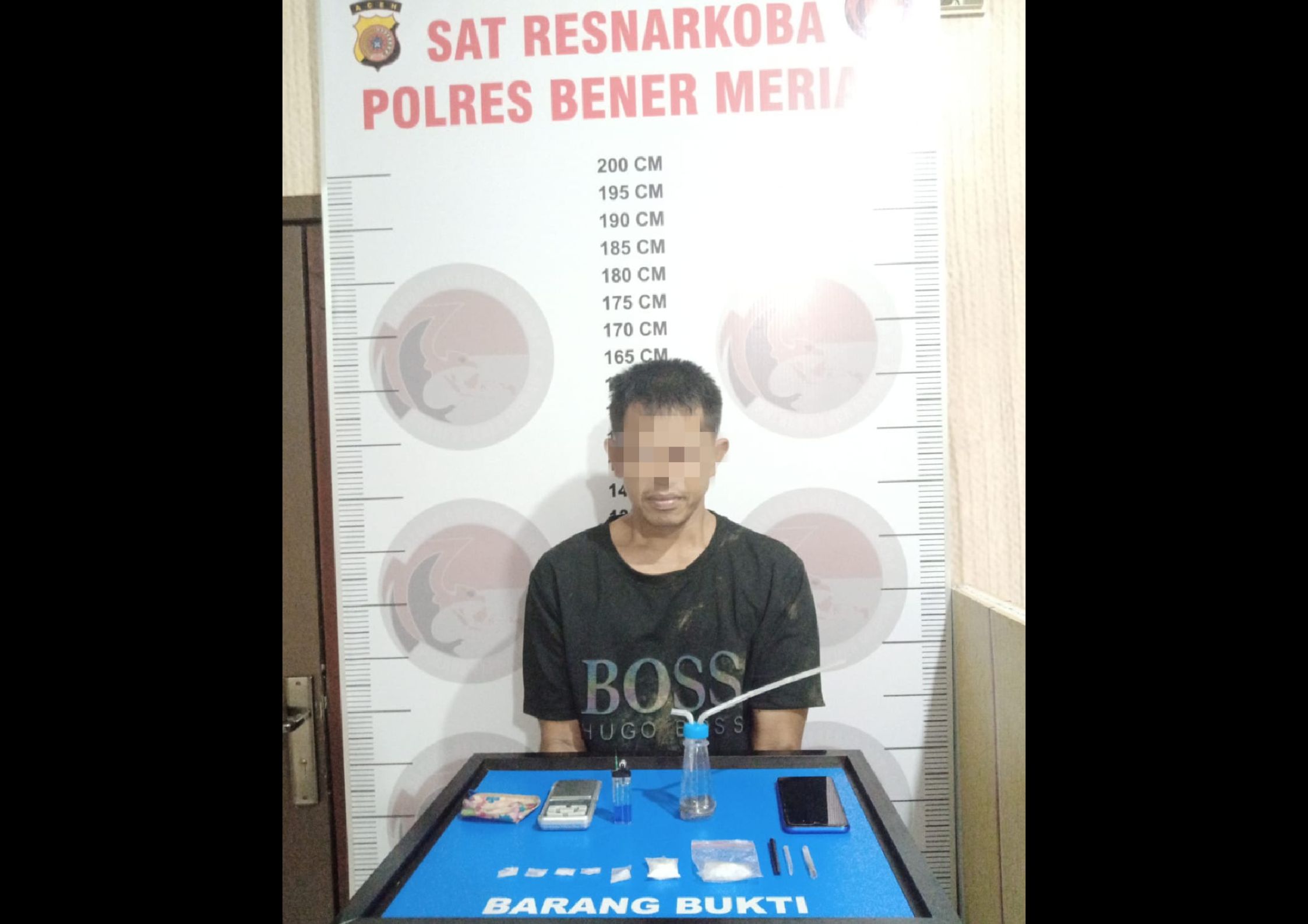 Polisi Tangkap Pria Pengedar Sabu di Kampung Negeri Antara