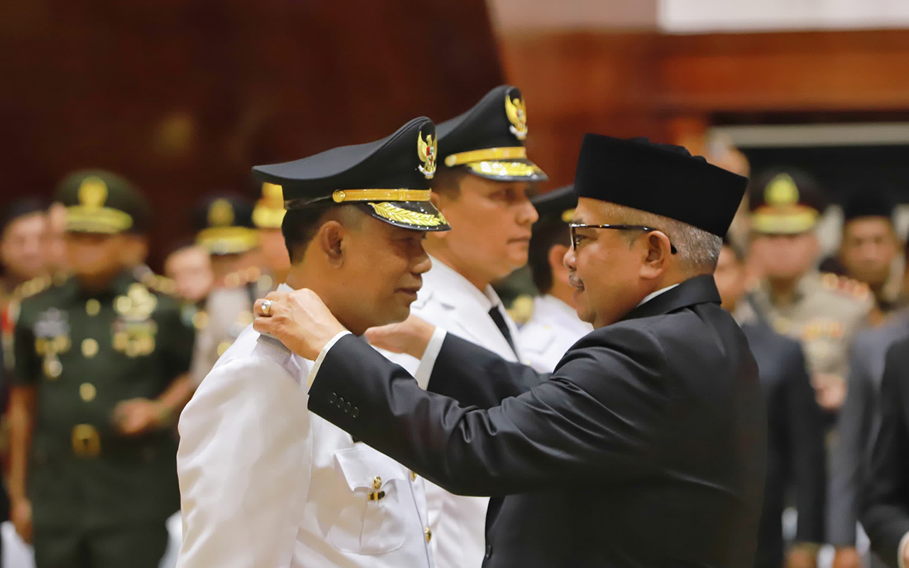 Samsul Azhar Gantikan Wahyudi Adisiswanto Sebagai Pj Bupati Pidie