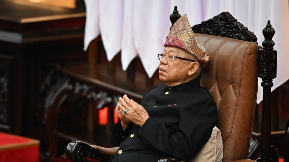 Wapres Ma'ruf Amin soal Isu Reshuffle: Tunggu Saja